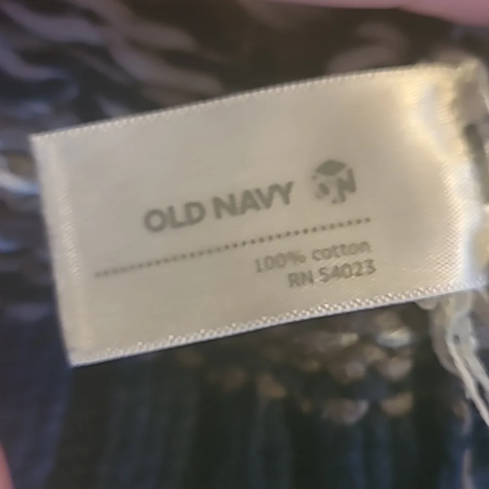 Old Navy gray and navy button down sweater 12-18 month